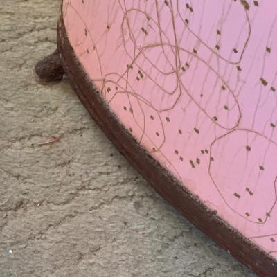 Vintage Pink Laundry Hamper