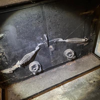 Vintage Cast Iron Wood Burner