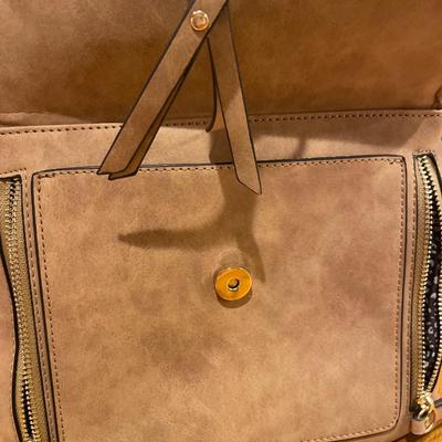 Tan Southwest style hand bag