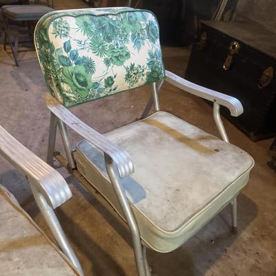 Pair of Vintage Aluminum Chairs