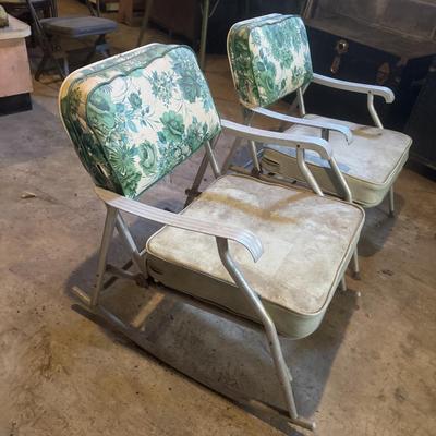 Pair of Vintage Aluminum Chairs