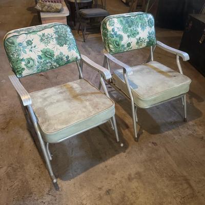 Pair of Vintage Aluminum Chairs