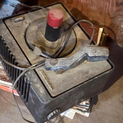 Vintage 45 Player and Record Basement Lot