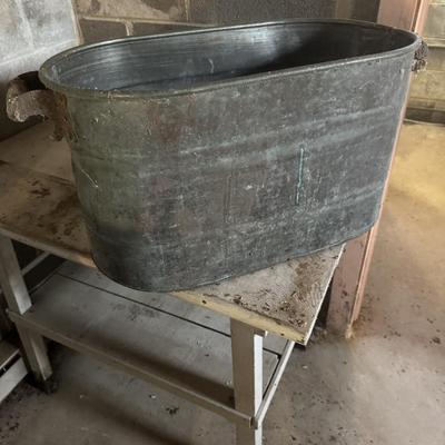 Vintage Copper Boiler Tub