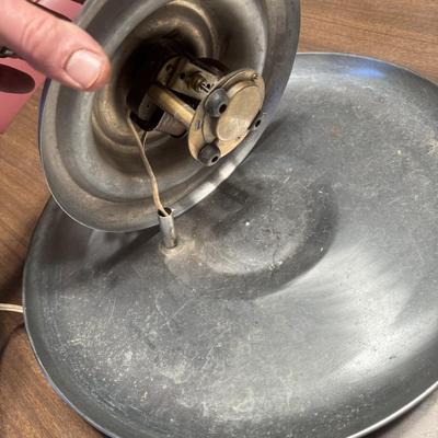 Vintage Aluminum Lotus Fountain