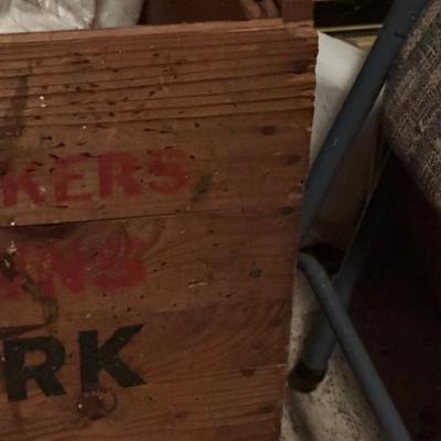 Large Vintage Shipping Crate