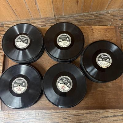 Vintage Edison Diamond Disk Record Collection (BS2-SF)