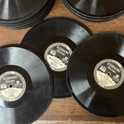 Vintage Edison Diamond Disk Record Collection (BS2-SF)
