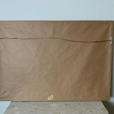 Framed “High Water in the Mississippi” Print – Currier & Ives