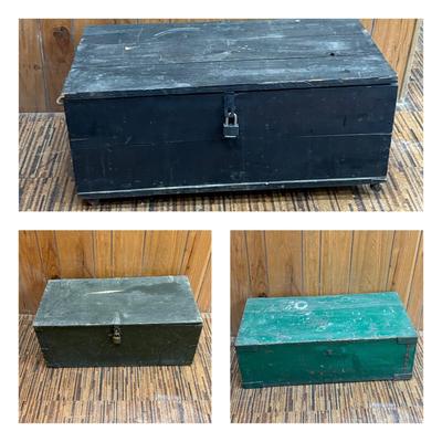 3 Wooden Trunks (BB-SF)