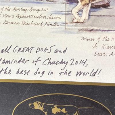 Westminster Dog Show Poster Signed