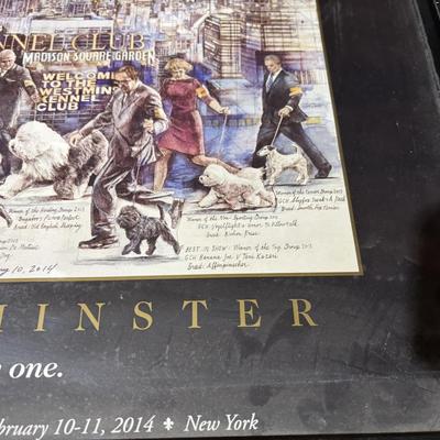 Westminster Dog Show Poster Signed