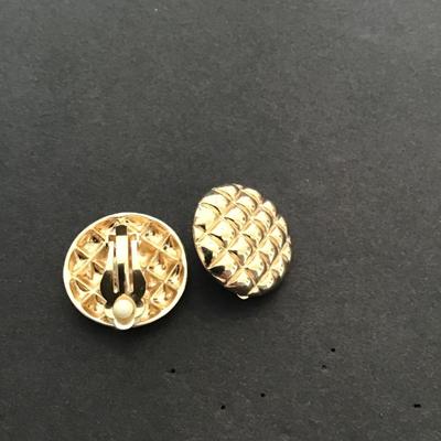 Sale Photo Thumbnail #30: Gold tone, fashion, statement earrings. Please see attached photos.