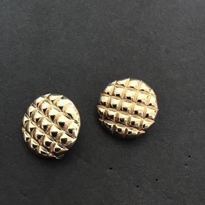 Sale Photo Thumbnail #29: Gold tone, fashion, statement earrings. Please see attached photos.