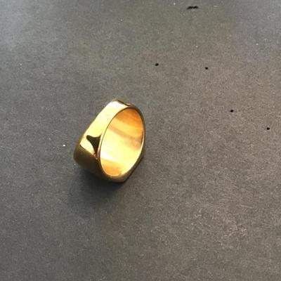 Sale Photo Thumbnail #106: Goldtone fashion ring please see attached photos