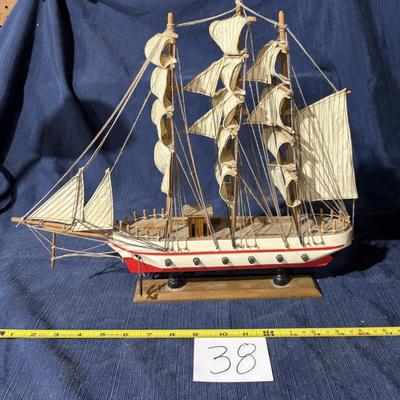 Decorative model of a clipper ship