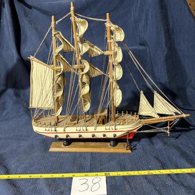 Decorative model of a clipper ship