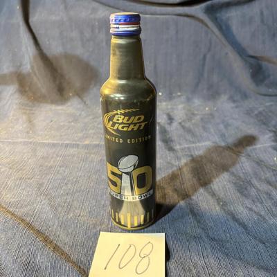 Bud Light 50 Super Bowl Full Can