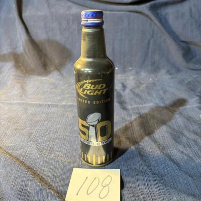 Bud Light 50 Super Bowl Full Can