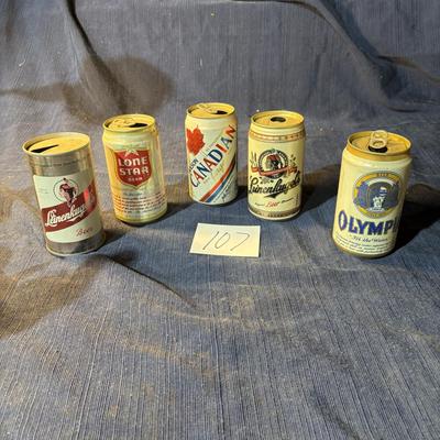 Vintage Beer Cans