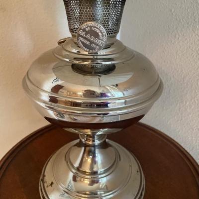 Antique Aladdin Model No. 6 oil lamp