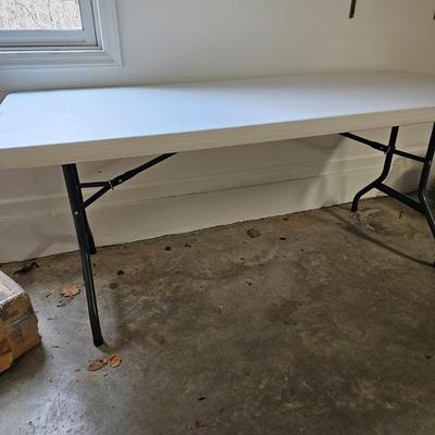 Lifetime 6ft Folding Table & Card Table (G-JS)