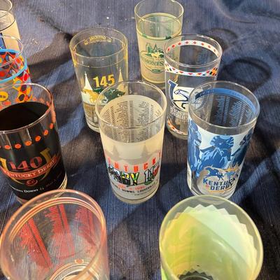 Kentucky Derby Glass Lot
