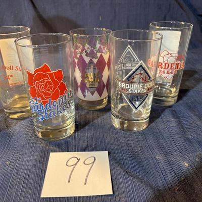 Horse Racing Collectable Glass Lot