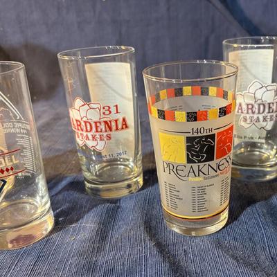 Horse Racing Collectable Glass Lot