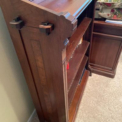 Marvelous mahogany book shelf ONLY
