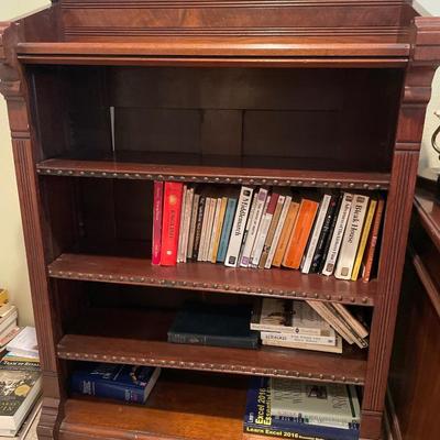 Marvelous mahogany book shelf ONLY