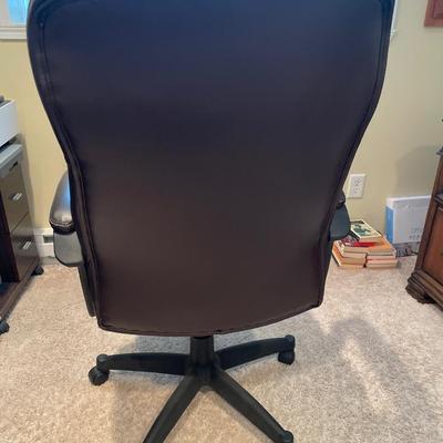 Tall padded desk chair