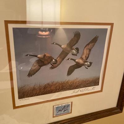Ducks Unlimited prints with certificates
