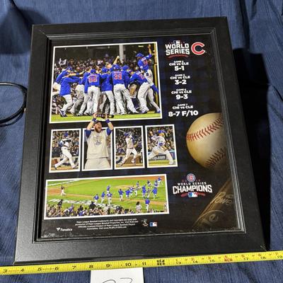 Chicago Cubs 2016 MLB World Series collage