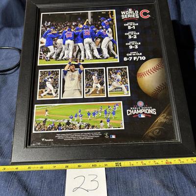 Chicago Cubs 2016 MLB World Series collage