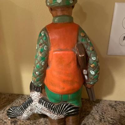 Ceramic duck hunter coin holder