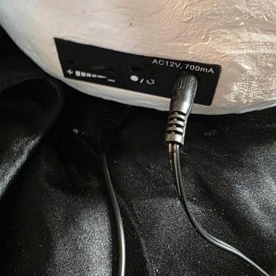 Large Lighted Holiday Snowman with Rotating Train — Boxed, Adapter Included (Music NOT Working) NO SHIPPING ON THIS ITEM