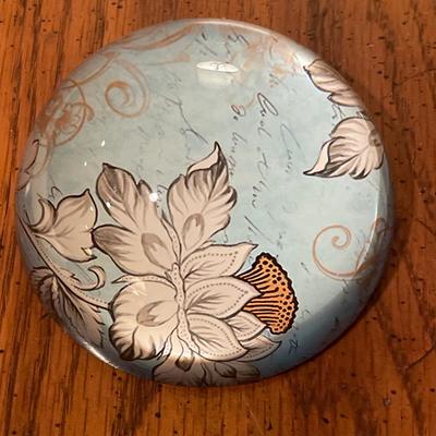 Vintage glass paperweight