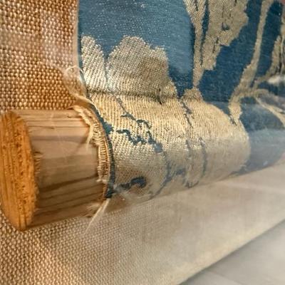 Very Large Antique Japanese Scroll In Plexiglass