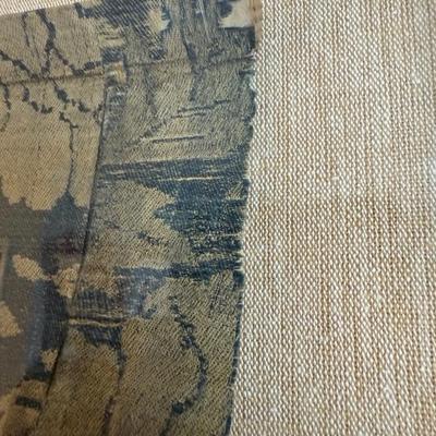 Very Large Antique Japanese Scroll In Plexiglass