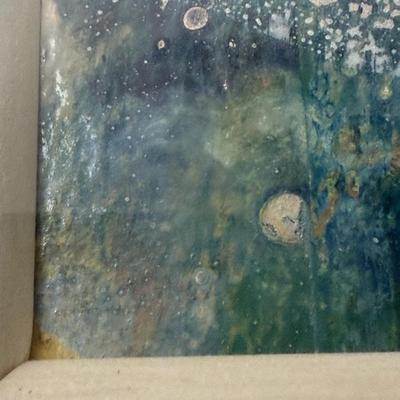 Original Harold Frank Mixed Media on Paper ‘Floral Impressions ‘ Art