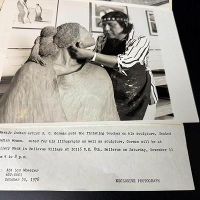 Fabulous RC Gorman Bronze Statue Signed - Pueblo Woman - 21” Tall