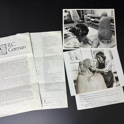 Fabulous RC Gorman Bronze Statue Signed - Pueblo Woman - 21” Tall