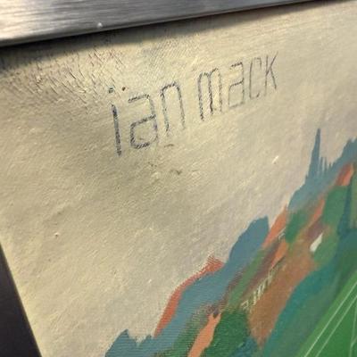 Ian Mack Original Oil Painting - ‘1st Tennis’