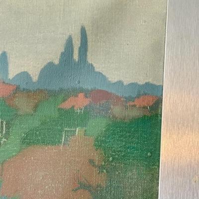 Ian Mack Original Oil Painting - ‘1st Tennis’