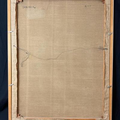 Ian Mack Original Oil Painting - ‘1st Tennis’