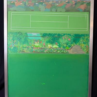Ian Mack Original Oil Painting - ‘1st Tennis’