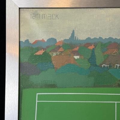 Ian Mack Original Oil Painting - ‘1st Tennis’