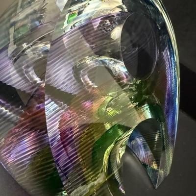 Kit Karbler & Michael David Art Glass Sculpture - Signed