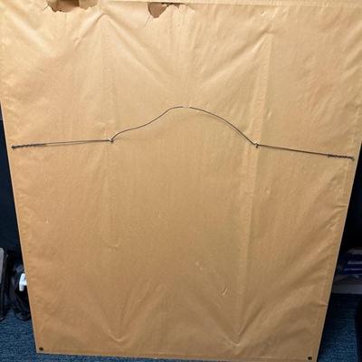 Large Original RC Gorman Oil Pastel “Woman in Blue” Art Painting - Signed